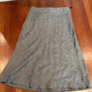 Chic Gray A-Line Women's Skirt
